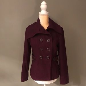 EUC Wool Pea Coat Size Small